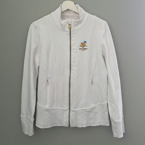 Lilly Pulitzer Luxletic Al Fresco Zip-Up Jacket with BNP Paribas Open Logo